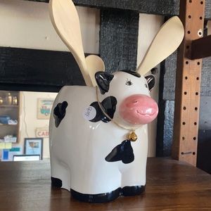 Cow Kitchen utensil holder